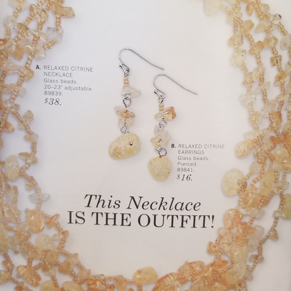 Relaxed Citrine Necklace
